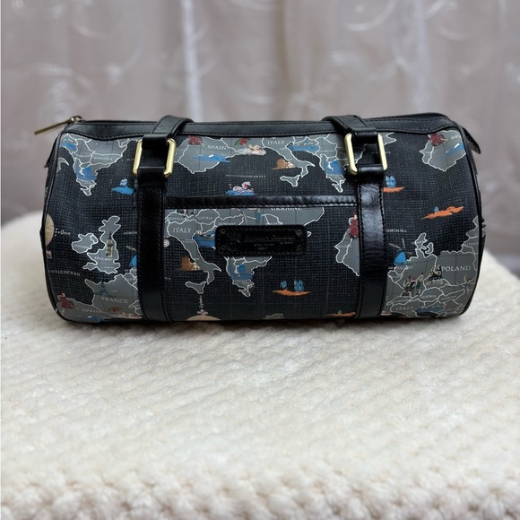 Vintage Sharif Signature Collection World Travel Shoulder Bag - Picture 8 of 16